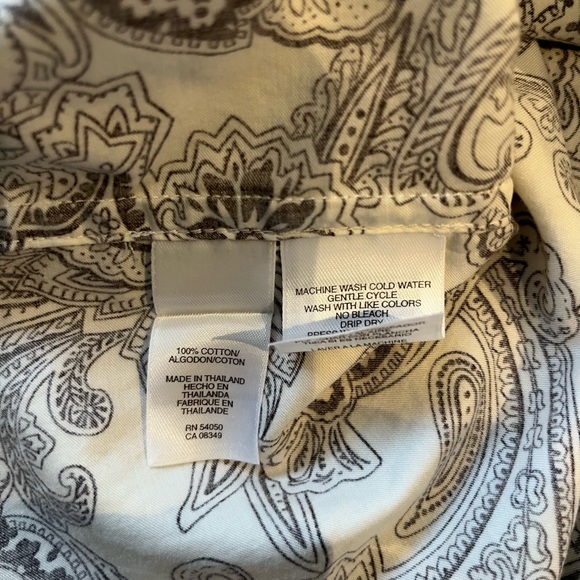 Classic/Vintage Paisley Jones New York Blouse - Picture 6 of 6